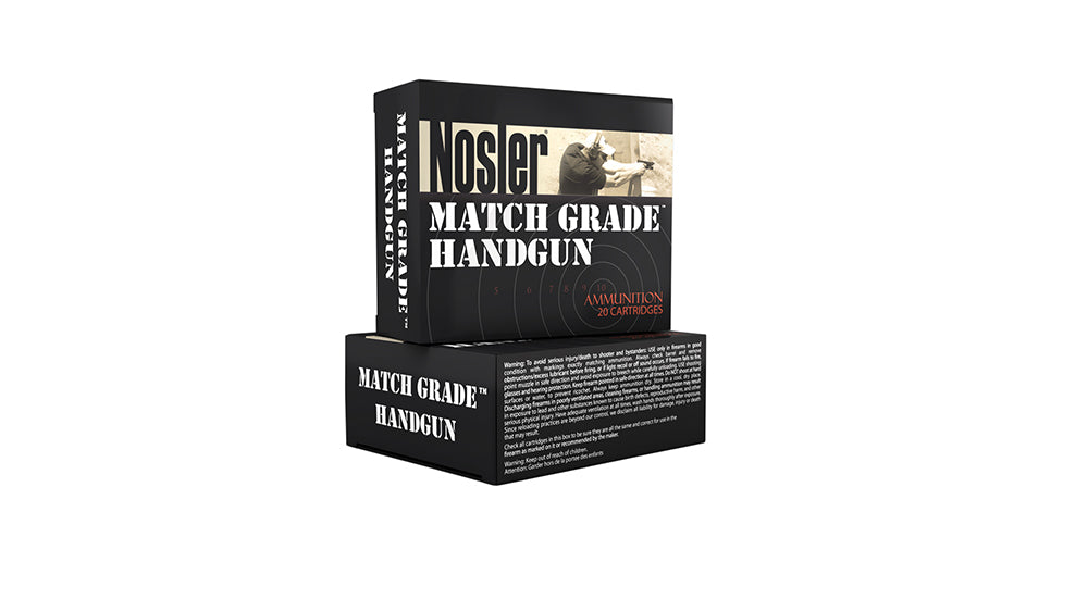 Nosler Assured Stopping Power .45 ACP 185 Gr Jacketed Hollow Point (JHP) 20 Per Box