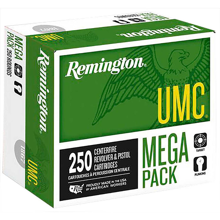 Remington UMC Mega Pack .380 ACP 95 gr Full Metal Jacket (FMJ) 250 Per Box