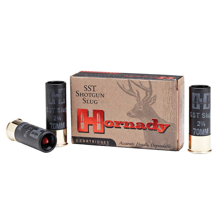 Hornady 12 Gauge Custom Lite 2.75" 300 gr FTX Slug Ammunition - 5 Round Box