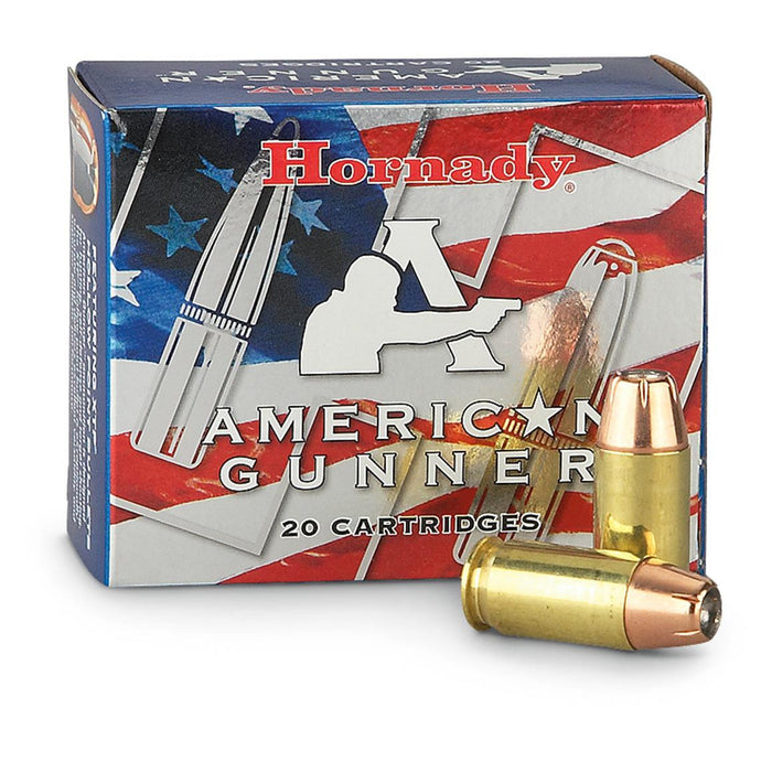 Hornady .45 ACP 185 gr American Gunner XTP Hollow Point Ammunition - 20 Round Box