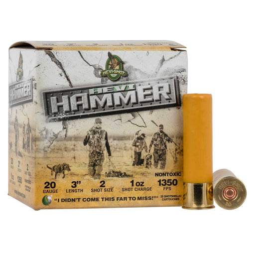 Hevi-Shot Hevi-Hammer 20 Gauge 3" 1 Oz 2 Shot 25 Per Box