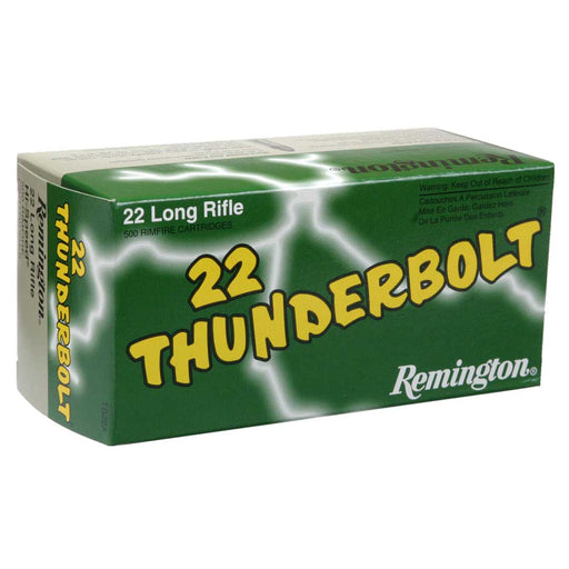 Remington Ammunition Thunderbolt .22 LR 40 Gr Round Nose (RN) 50 Per Box