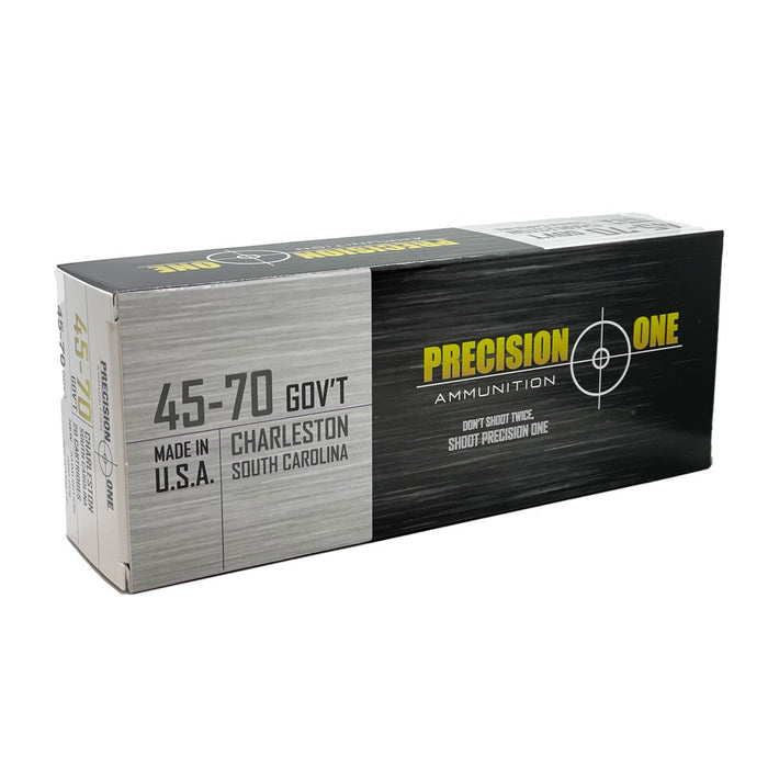 Precision One .45-70 Gov't 300gr Hollow Point Ammunition - 20 Round Box (New Product, Limited Supply)