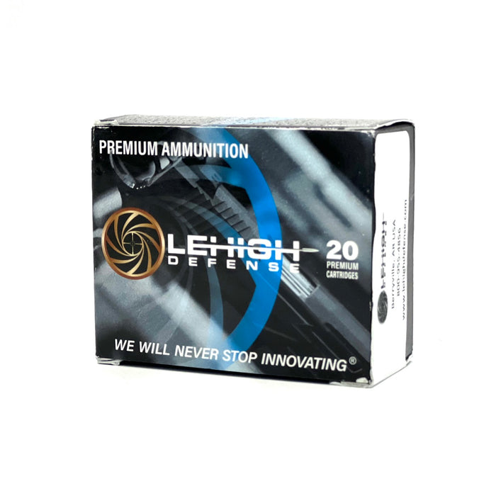 Lehigh Defense 9mm Luger 115gr Xtreme Penetrator Low Recoil Ammunition - 20 Round Box
