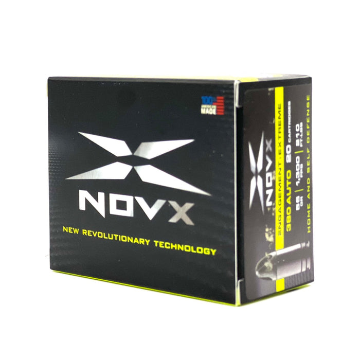 NovX .380 ACP 56gr Engagement Extreme Self Defense Ammunition - 20 Round Box