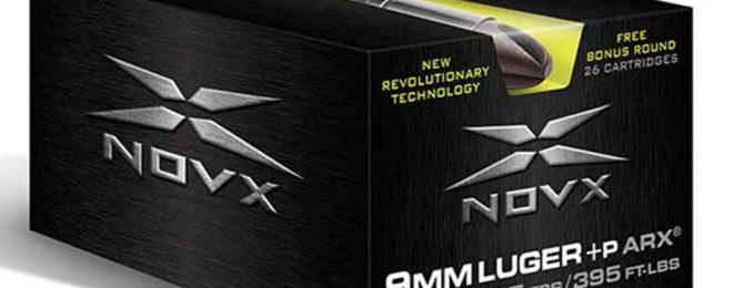 NovX Engagement Extreme Self-Defense Ammunition 9mm Luger +P 65 Grain ARX Lead-Free