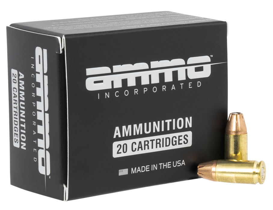 Ammo Inc 9mm Luger 124 gr Signature JHP Ammunition - 20 Round Box