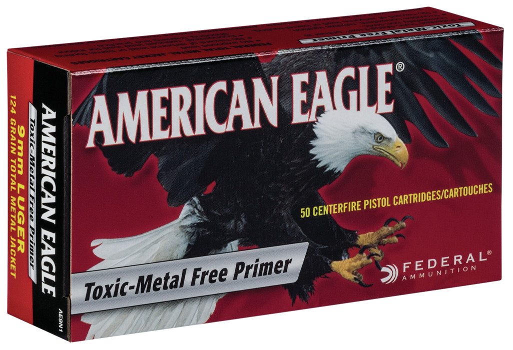 Federal American Eagle Handgun .40 S&W 155 gr Full Metal Jacket (FMJ) 50 Per Box