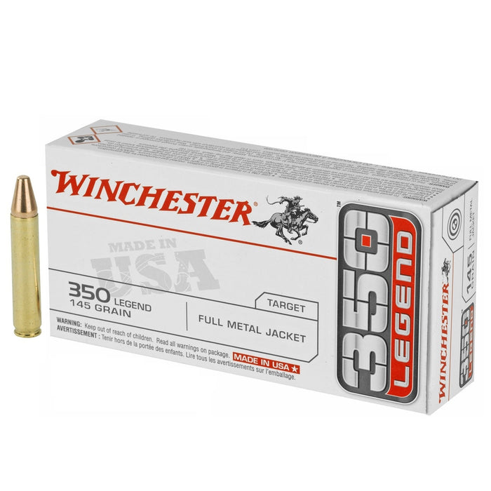 Winchester .350 Legend 145gr FMJ Ammunition - 20 Round Box