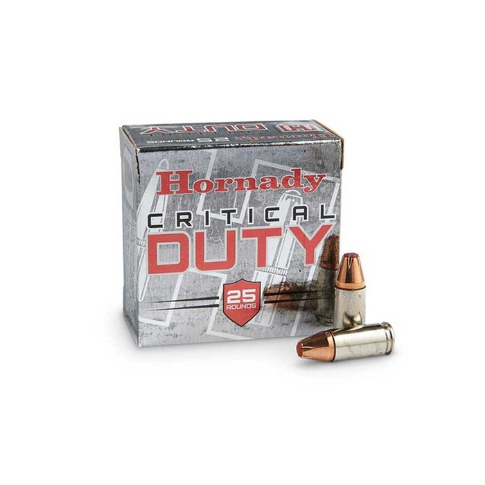 Hornady Critical Duty 9mm Luger +P 135 gr Hornady FlexLock (FL) 25 Per Box