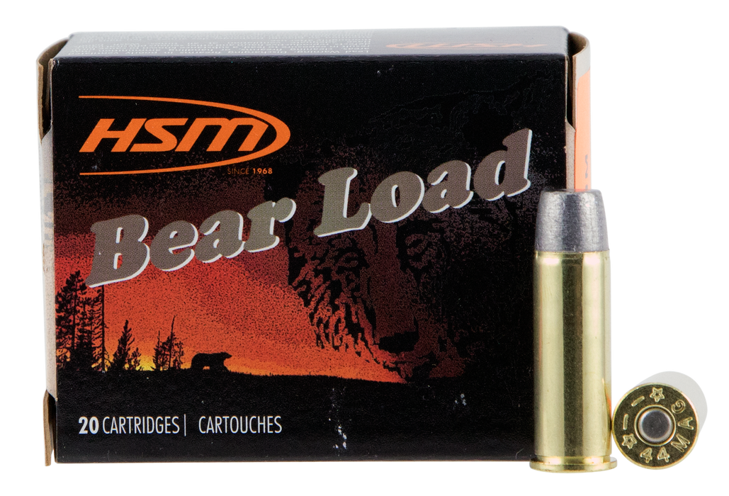 HSM Bear Load Hunting .44 Rem Mag 305 gr Wide Flat Nose (WFN) 20 Per Box