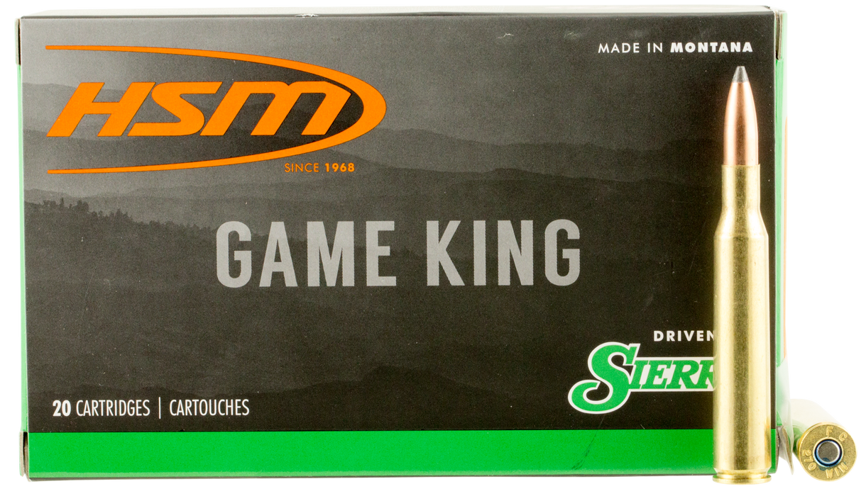 HSM Game King Hunting .270 Win 150 gr Sierra GameKing Spitzer Boat-Tail (SGSBT) 20 Per Box