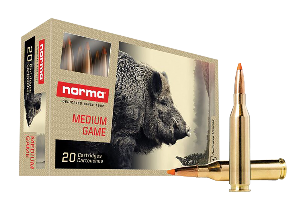 Norma .243 Win 76 gr Dedicated Hunting Tipstrike  Polymer Tip Ammunition - 20 Round Box