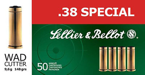 Sellier & Bellot Handgun, S&b Sb38b          38 Sp   148 Wc            50/24