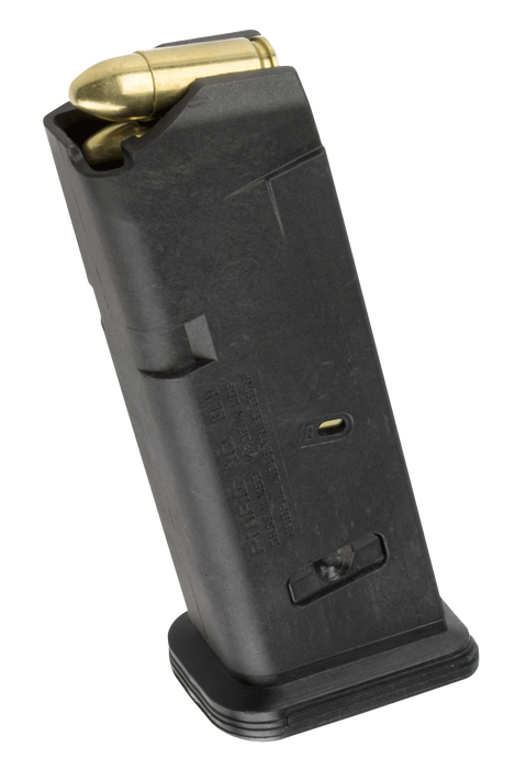 Magpul PMAG GL9 10rd 9mm Luger Compatible w/Glock 19 Black Polymer