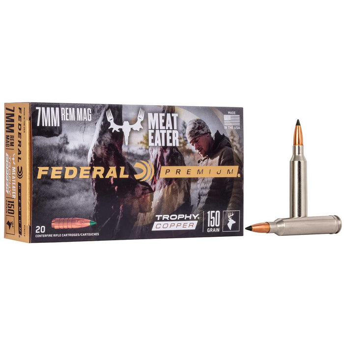 Federal Premium Hunting 7mm Rem Mag 150 gr Trophy Copper (TC) 20 Per Box