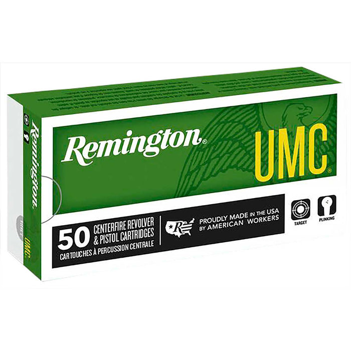 Remington Ammunition UMC Target 9mm Luger 115 gr Full Metal Jacket (FMJ) 50 Per Box