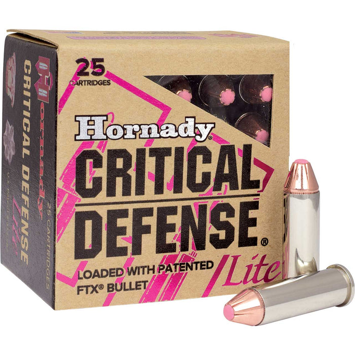 Hornady 9mm Luger 100 gr Critical Defense Lite Flex Tip eXpanding Ammunition - 25 Round Box