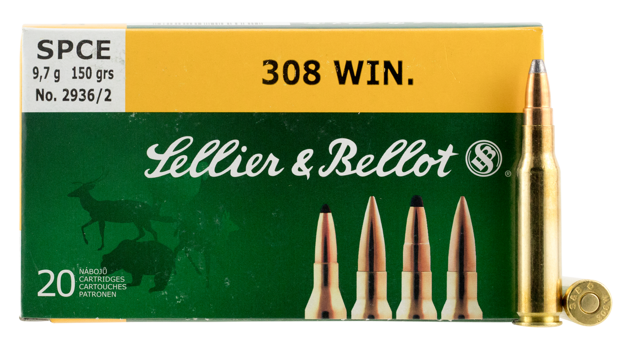 Sellier & Bellot Rifle, S&b Sb308d         308win  150 Spce          20/25