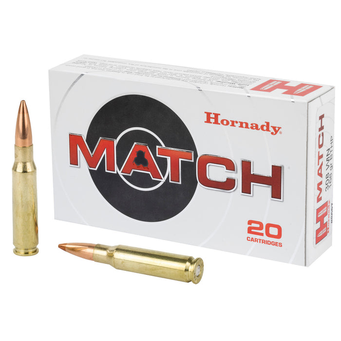 Hornady .308 Win 168 gr  Match Extremely Low Drag-Match Ammunition - 20 Round Box