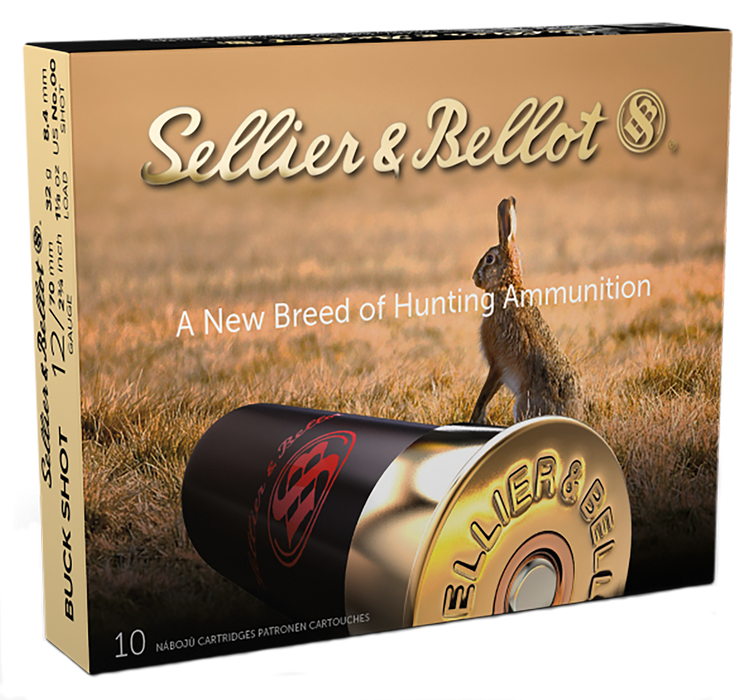 Sellier & Bellot Hunting, S&b Sb12bsj        12ga 2.75  00  9pel       10/25