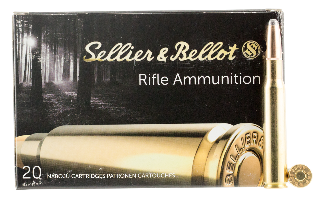 Sellier & Bellot Rifle .30-06 Springfield 180 gr Soft Point 20 Per Box