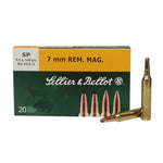 Sellier & Bellot Rifle 7mm Rem Mag 140 gr Soft Point (SP) 20 Per Box