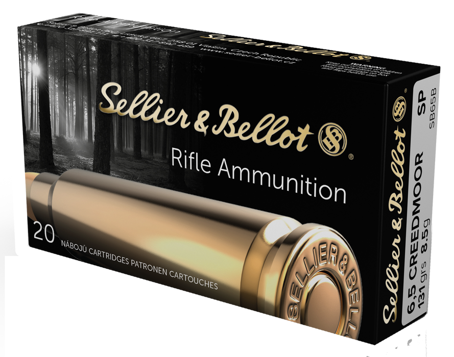 Sellier & Bellot Rifle 6.5 Creedmoor 131 gr Soft Point (SP) 20 Per Box