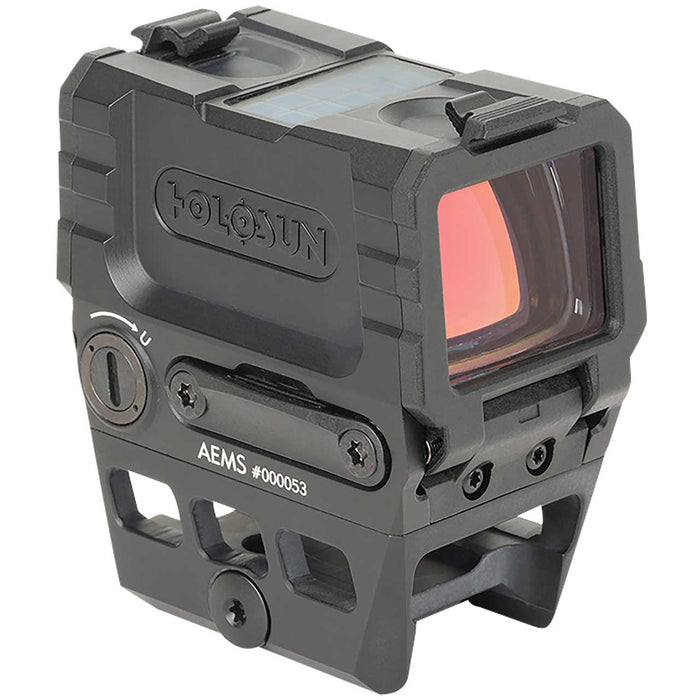 Holosun AEMS RED Black Anodized 1.1 x 0.87 2 MOA Red Dot w/65 MOA Red Circle Reticle