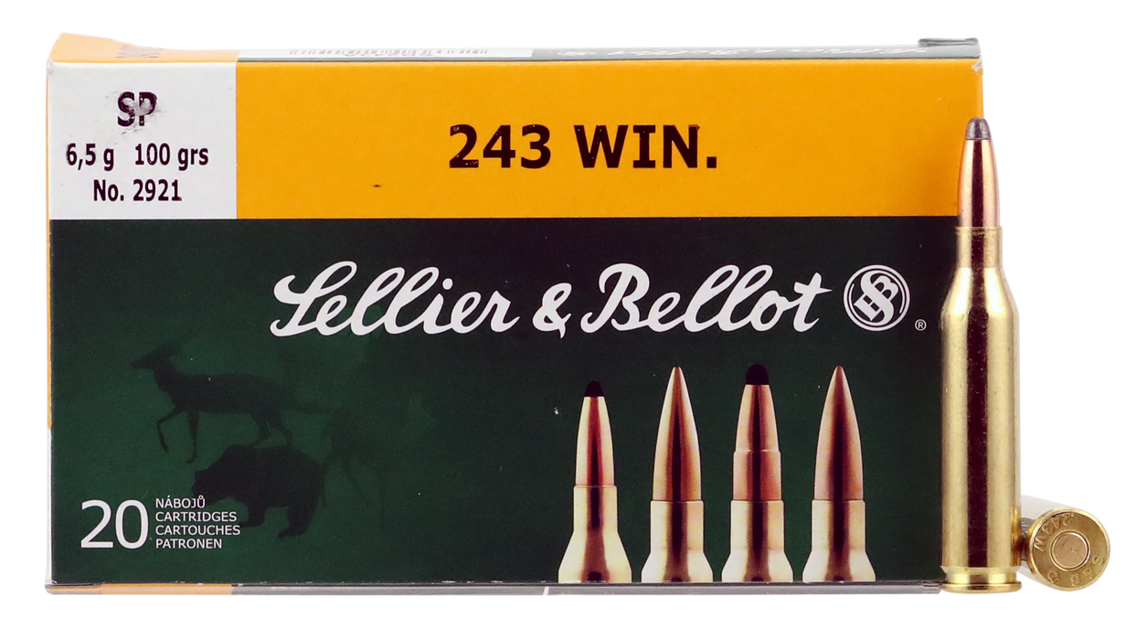 Sellier & Bellot Rifle, S&b Sb243a         243     100 Sp            20/25