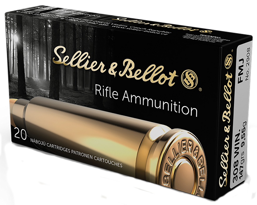Sellier & Bellot Rifle, S&b Sb308a         308win  147 Fmj           20/25