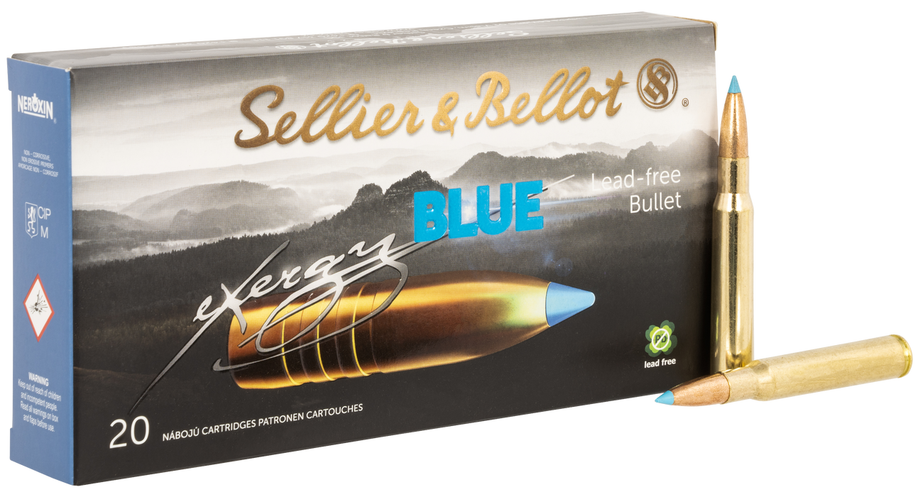 Sellier & Bellot eXergy .30-06 Springfield 180 gr TAC-EX-Blue 20 Per Box