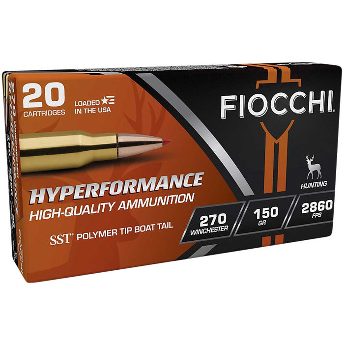 Fiocchi Hyperformance Hunting .270 Win 150 gr Super Shock Tip (SST) 20 Per Box