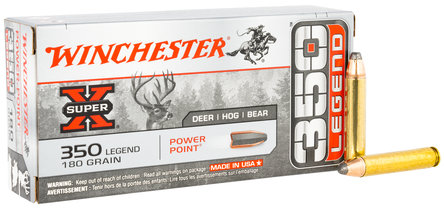 Winchester Ammo Power-Point .350 Legend 180 gr Power-Point (PP) 20 Per Box