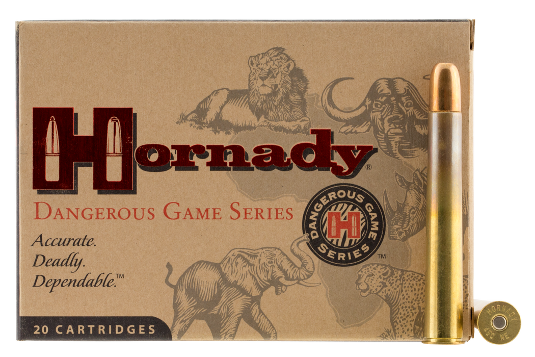 Hornady Dangerous Game .500 Nitro Express 570 Gr Dangerous Game Solid (DGS) 20 Per Box