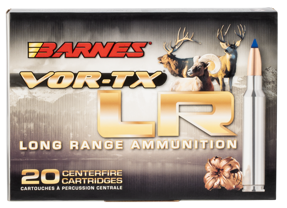 Barnes Bullets VOR-TX Long Range .338 RUM 250 gr LRX Boat-Tail 20 Per Box