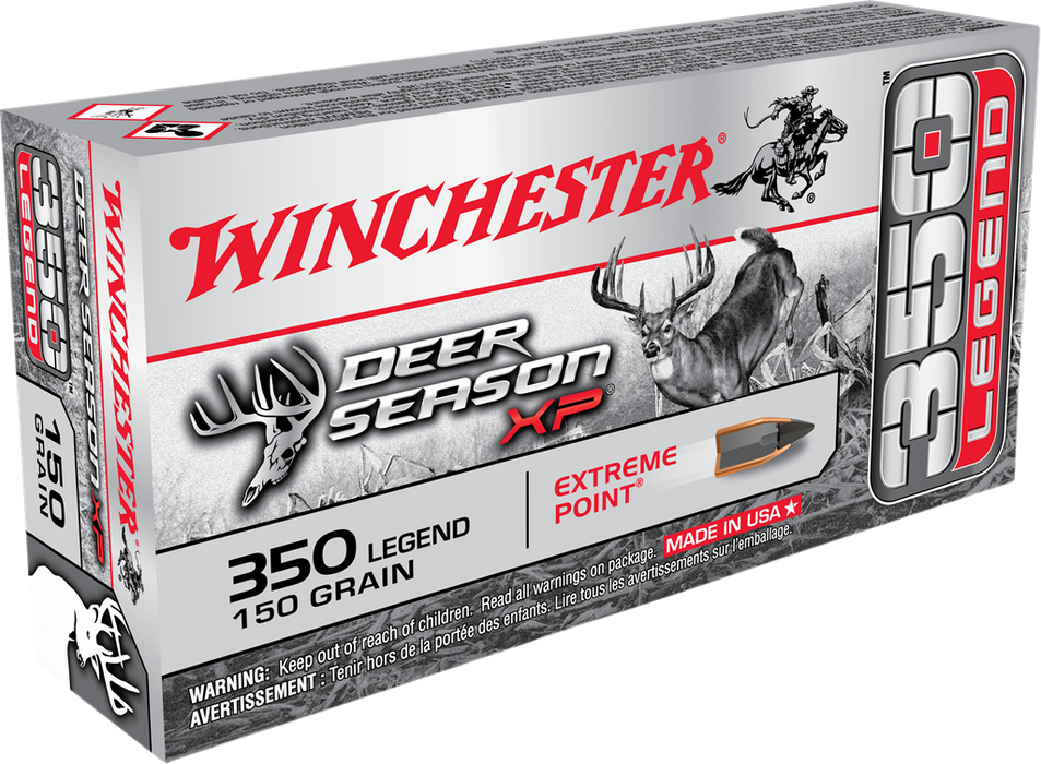 Winchester Ammo Deer Season XP .350 Legend 150 gr Extreme Point 20 Per Box