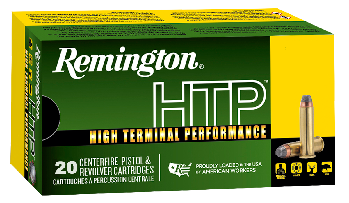 Remington Ammunition HTP .38 Special +P 125 gr Semi-Jacketed Hollow Point (SJHP) 20 Per Box