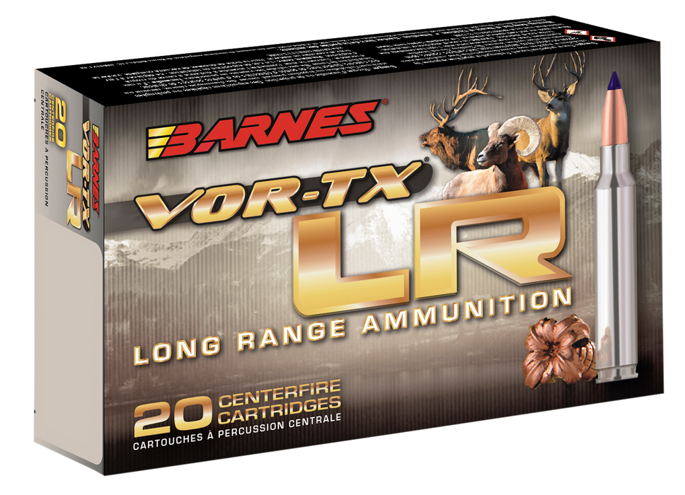 Barnes Bullets Vor-TX Long Range .270 Win 129 Gr LRX Boat-Tail 20 Per Box