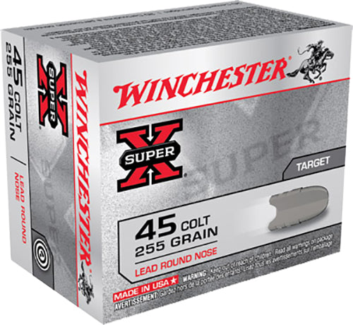 Winchester Ammo Super-X .45 Colt (LC) 255 Gr Lead Round Nose (LRN) 20 Per Box