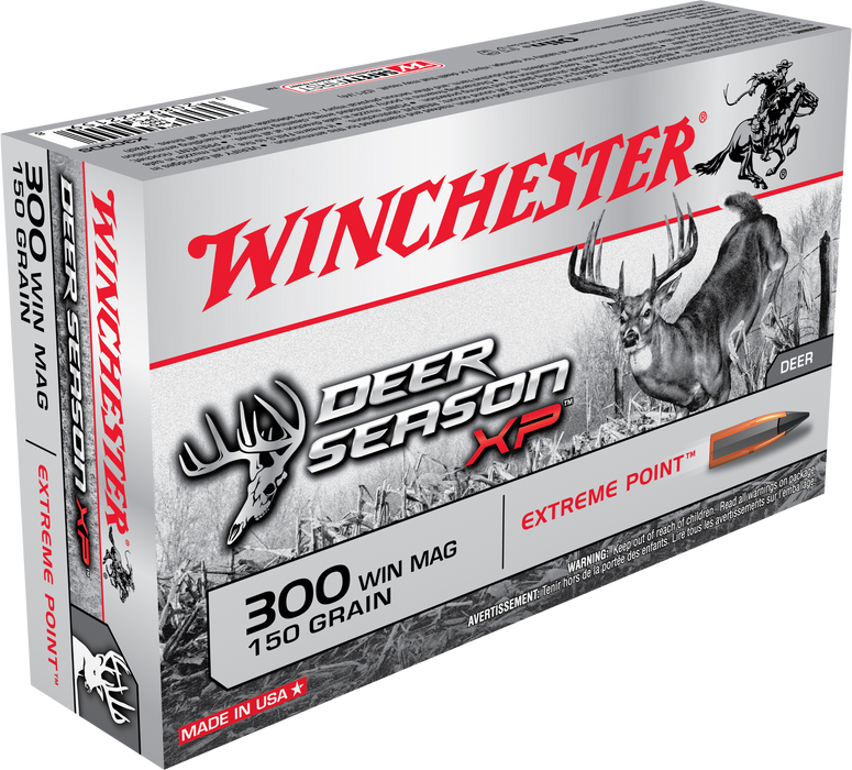 Winchester Ammo Deer Season XP .300 Win Mag 150 Gr Extreme Point 20 Per Box
