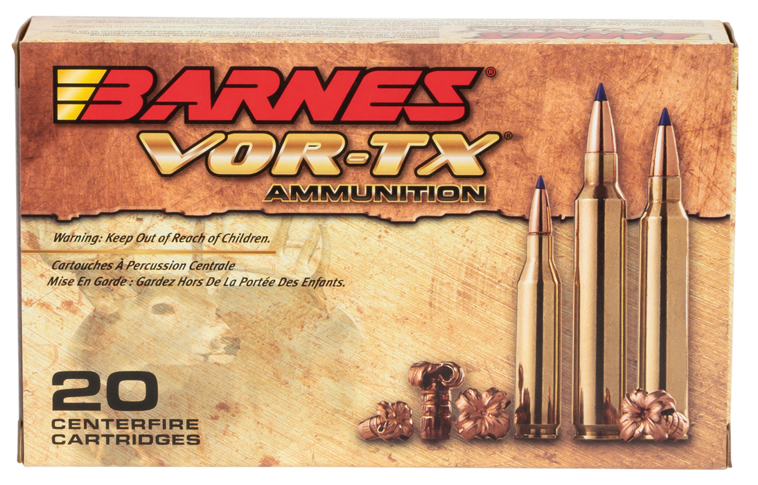 Barnes Bullets Vor-TX Centerfire Rifle .25-06 Rem 100 Gr Tipped TSX Boat-Tail 20 Per Box