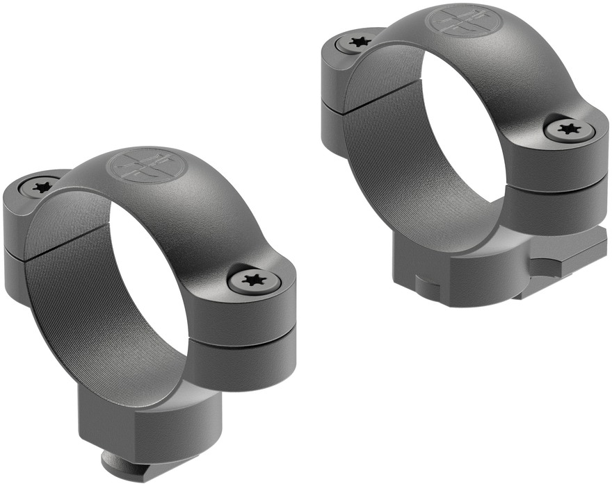 Leupold Dual Dovetail Scope Ring Set Extended High 30mm Tube Matte Black Steel