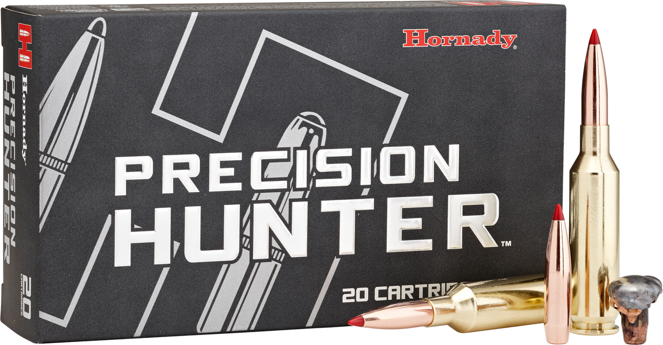 Hornady Precision Hunter .28 Nosler 162 Gr Extremely Low Drag-Expanding (ELD-X) 20 Per Box
