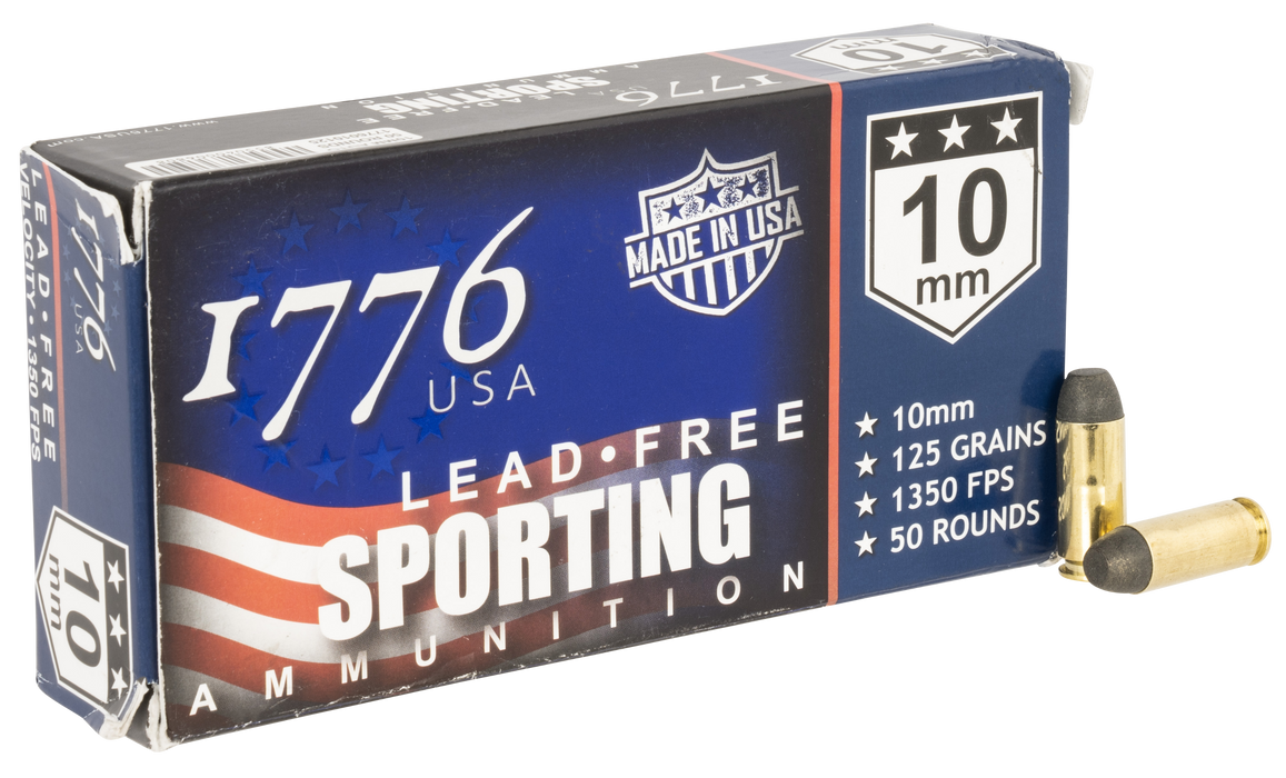 1776 USA Lead Free Sporting 10mm 125 Gr Lead Free Ball 50 Per Box