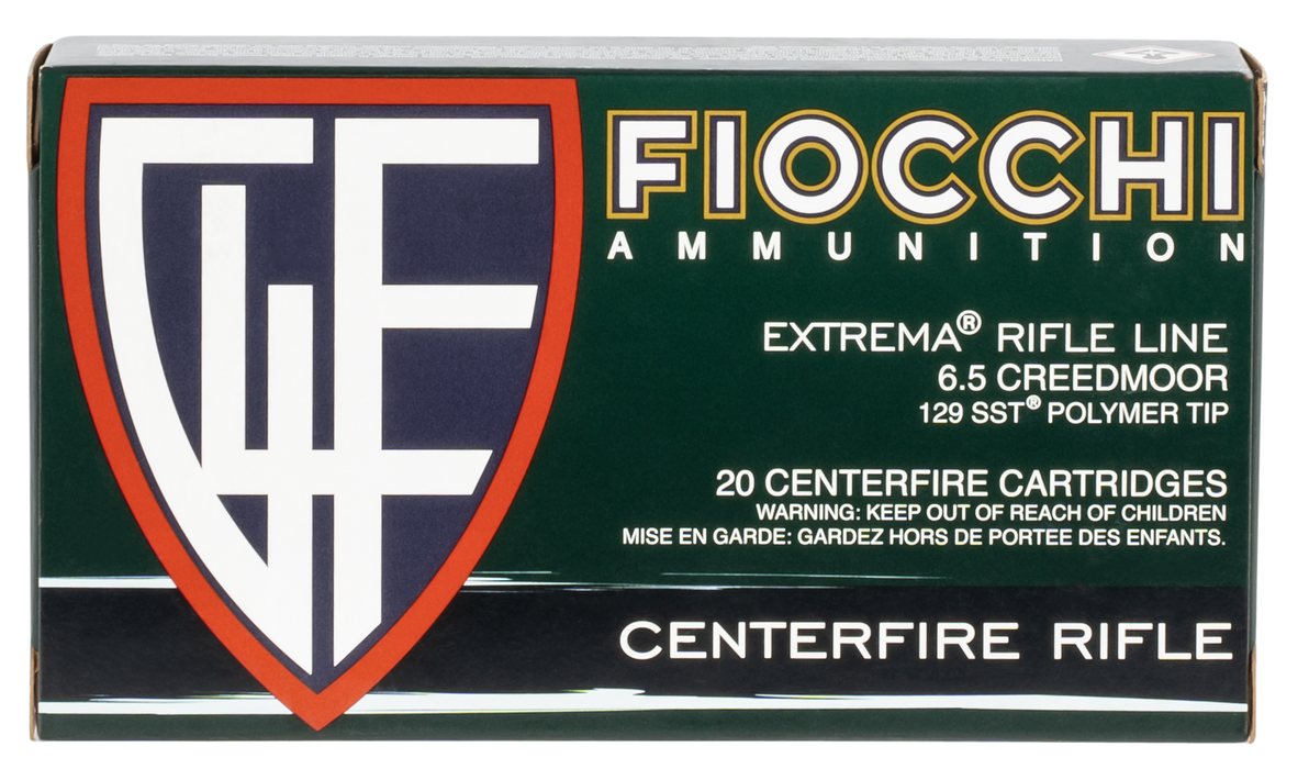 Fiocchi Hyperformance Hunting 6.5 Creedmoor 129 Gr Super Shock Tip (SST) 20 Per Box