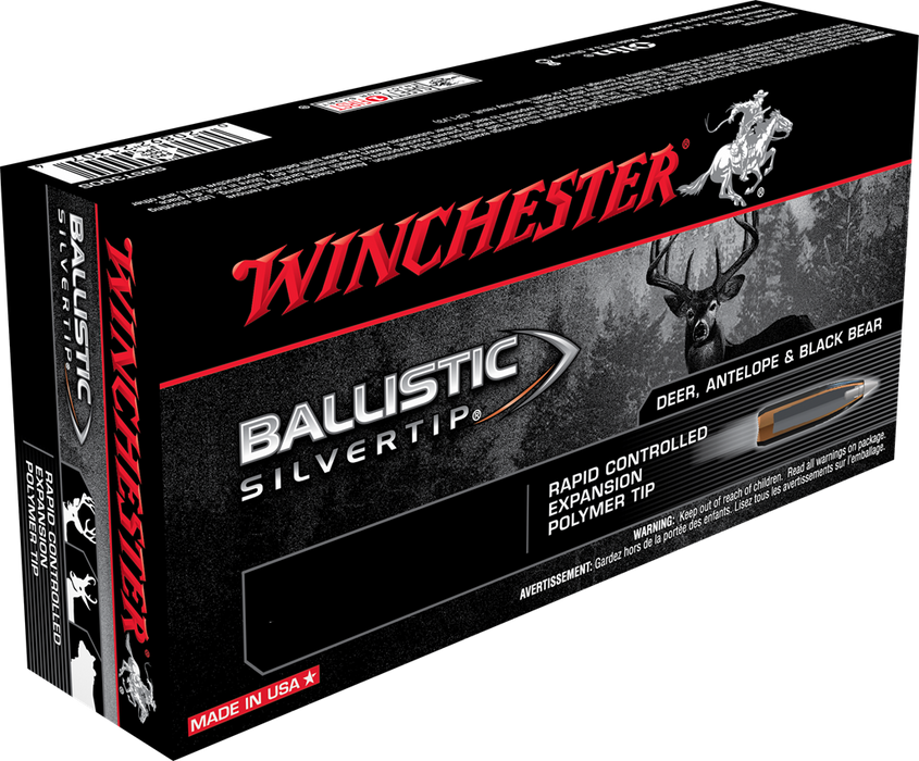 Winchester Ammo Ballistic Silvertip 7mm-08 Rem 140 Gr Rapid Controlled Expansion Polymer Tip 20 Per Box