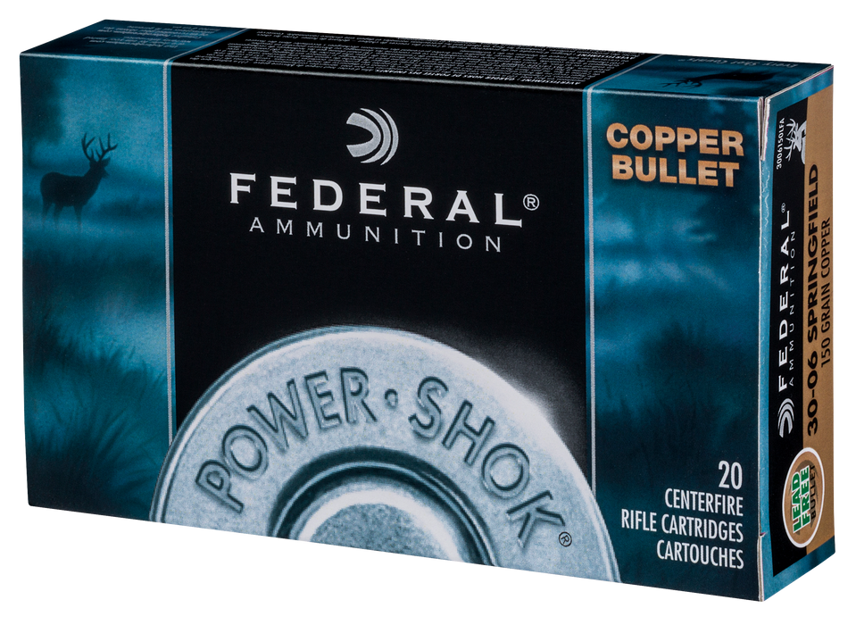 Federal Power-Shok Hunting .243 Win 85 Gr Copper Hollow Point (CHP) 20 Per Box
