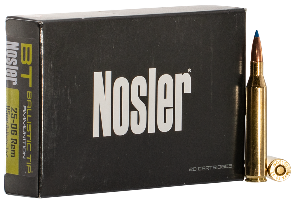 Nosler Ballistic Tip .25-06 Rem 115 Gr Spitzer Ballistic Tip (SBT) 20 Per Box