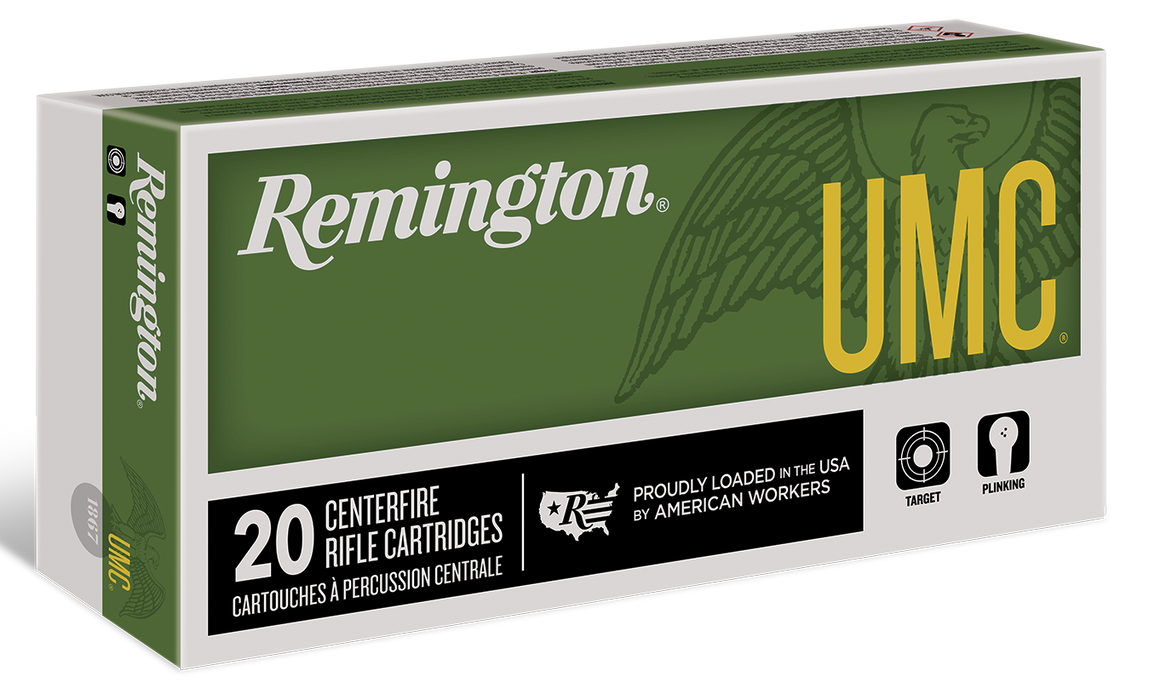 Remington Ammunition UMC .450 Bushmaster 260 Gr Full Metal Jacket (FMJ) 20 Per Box